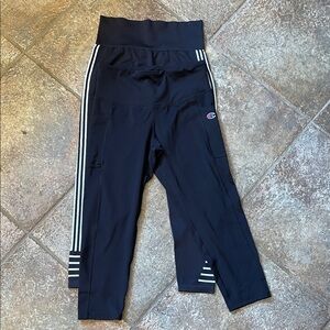 Champion women's Black Athletic Leggings. 2 pair